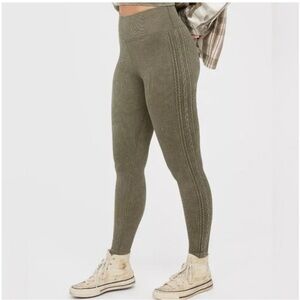 AERIE Offline Seamless Cable High Waisted Leggings